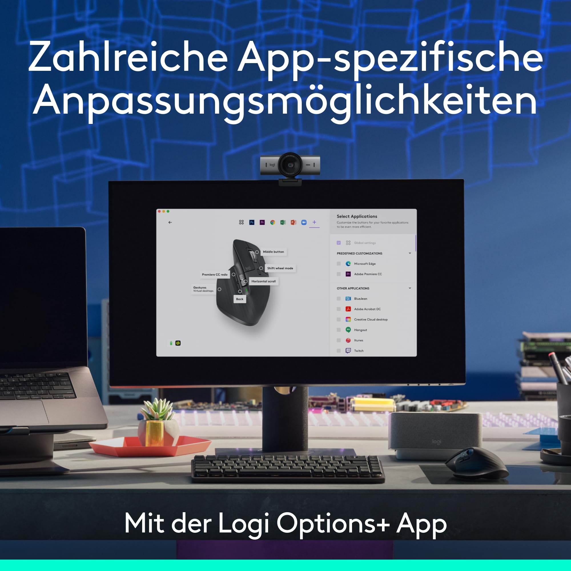 Logitech MX Master 3S 2025 – Bluetooth Kabellose Hochleistungs-Maus, ultraschnelles Scrollen, Erg... Ansicht 7