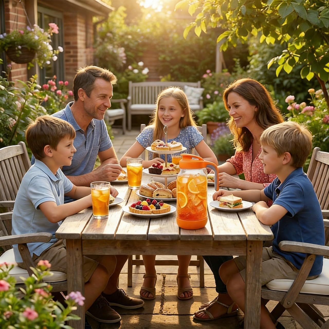 Sursip 64 oz Glass Pitcher with Pour Spout Lid, 2 Quart Mason Jar Pitcher for Fridge Airtight & Leakproof - Wide Mouth Non-Slip Water Pitcher for Cold Brew Coffee, Juice,Lemonade - Pink - Image 8