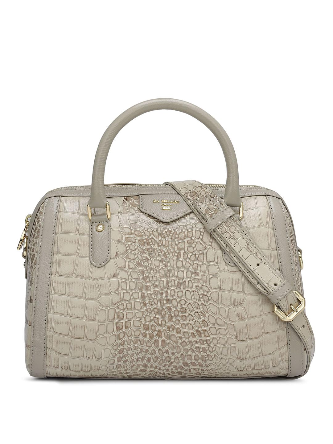 Da Milano Genuine Leather White Satchel (00355A-OL) (Medium) (B0DHGPM52L) Amazon Price History, Amazon Price Tracker
