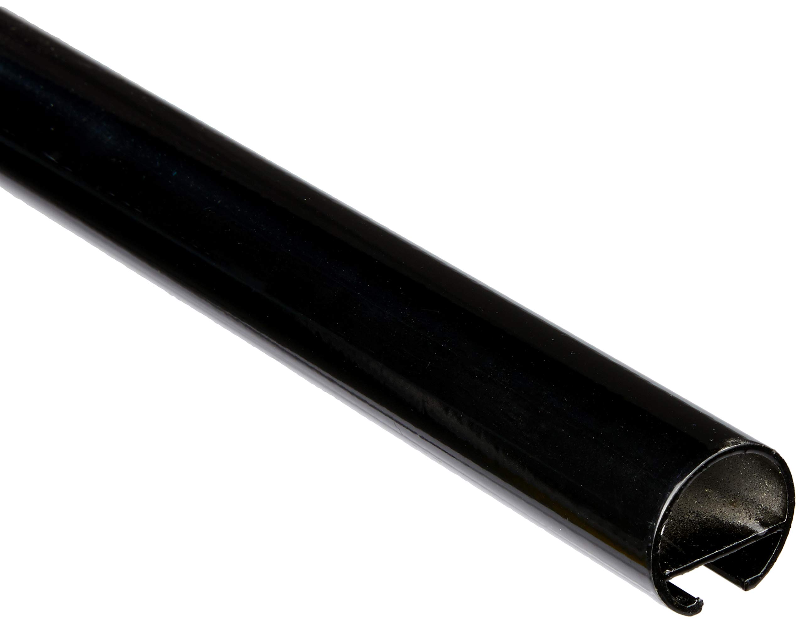 Gardinia Curtain Rod with Inner Track I Diameter 20 mm Black 120 cm Metal