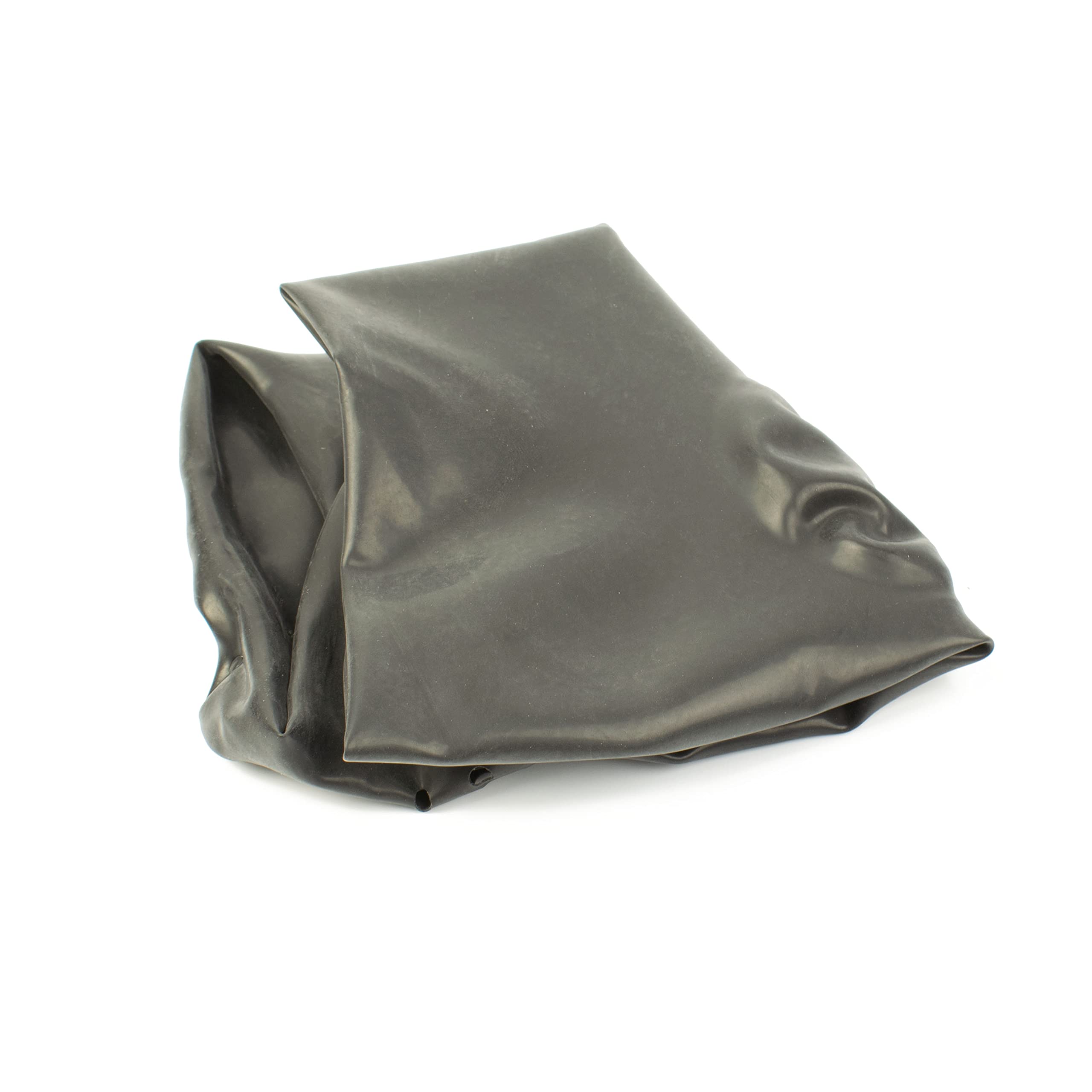 Rubberfashion Maschera in lattice anatomica per uomo, cappuccio in lattice con aperture per gli occhi forati e naso per uomini.