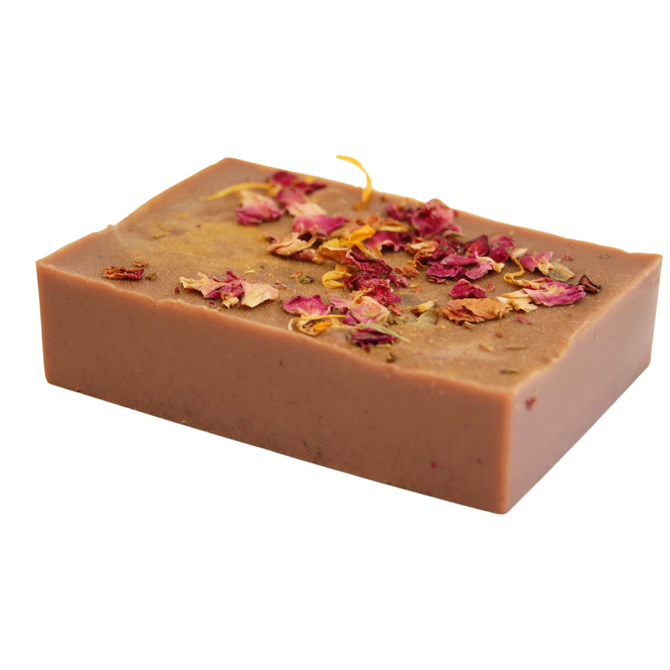Handmade Body & Face Exfoliating Bar Soap - Korean-inspired fermented rose & rice formula to Hydrate and Nourish Dry, Dull skin - Glass-Skin Miracle Cleanser (Face & Body Bar Soap)