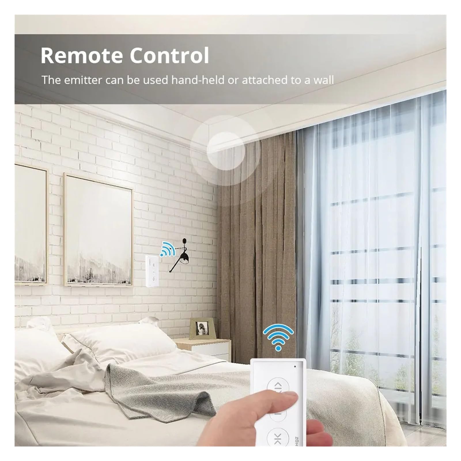 Control De Voz Eléctrico Elegante Motorizado De La Autocaravana De La Pista De La Cortina Que Empalma(2m Set)
