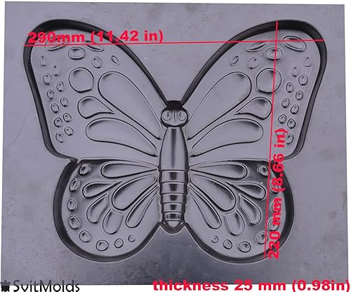 Miniatura 3 de Molde concreto mariposa yeso hormigón paso piedra polilla jardín camino decoración D53