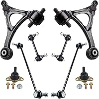 Vista 55 de Detroit Axle - Kit de suspensión frontal de 8 piezas para Dodge Journey 2009-2015, 2 brazos de control inferiores, 2 rótulas, 2 varillas