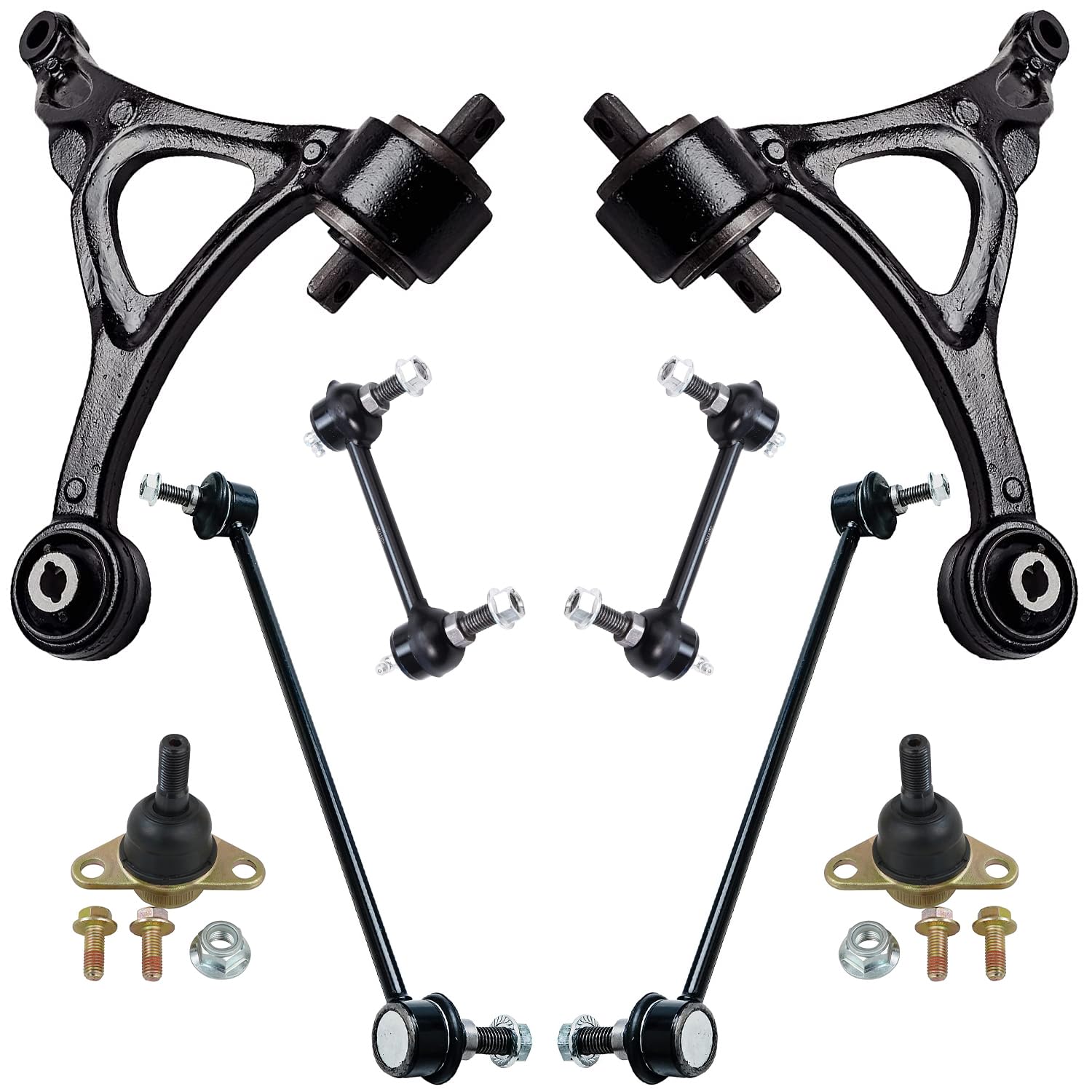 Amazon.com: Detroit Axle - 8pc Front End Suspension Kit for 2003