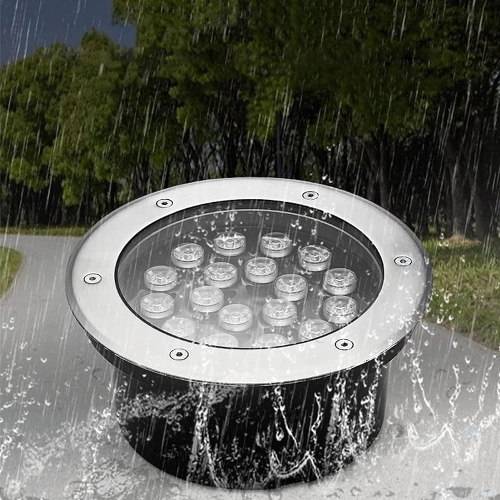 Spot LED encastrable réglable et étanche IP65 pour jardin