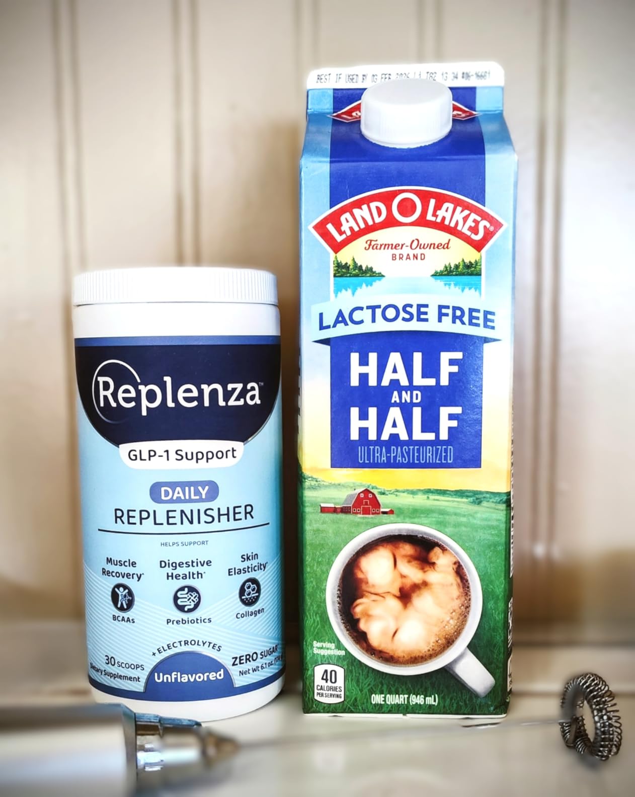 replenza glp 1 support daily replenisher (2 pack) GLP-1 Support, Gut Plus, Supports Muscle Recovery, Digestive Health, Mixed Berry, 15 Servings supports digestive health 2 Pack - Replenza GLP-1