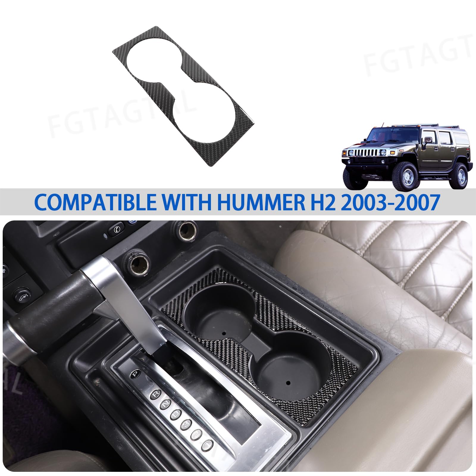 Amazon.com: Soft Carbon Fiber Center Console Cup Holder