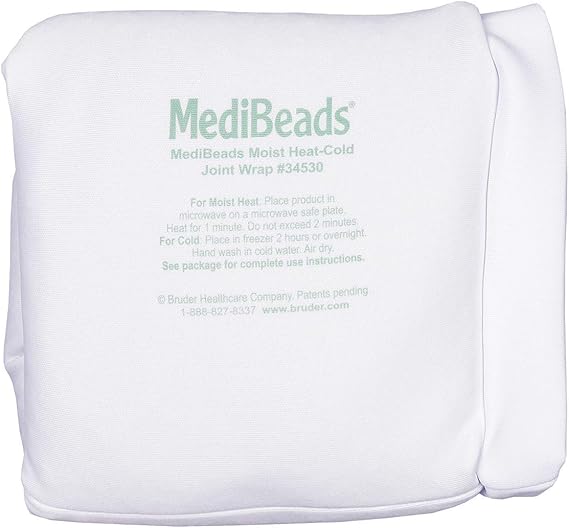 MediBeads Moist Heat Microwave Heating Pad & Cold Pack Wrap