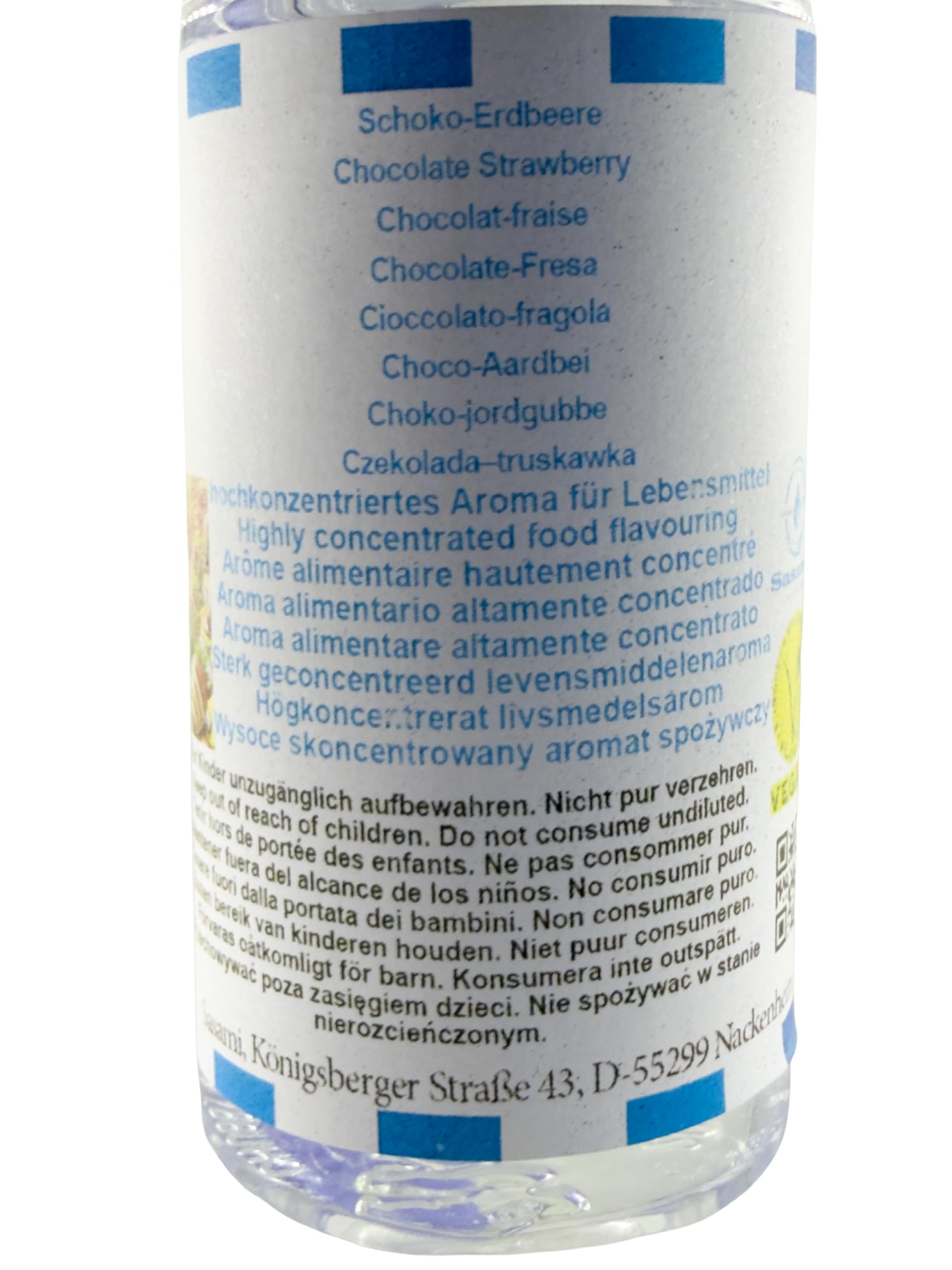 Schoko-Erdbeere Aroma Konzentrat - Vegan - Sasami - 100ml