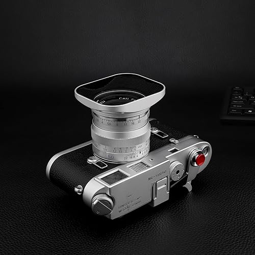 Miniatura 2 de Haoge LH-ZV07 Square Metal Lens Hood para Carl Zeiss Biogon T* 235 1.378 in f2 ZM, C Biogon 2.835 1.378 in f2.8 ZM, Planar T 250 1.969 in f2 ZM