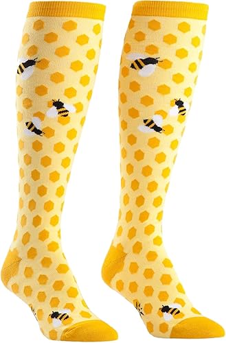 Sock It To Me, Rodilla Alta Funky Las abejas de la rodilla, Rodillas de abeja amarillas