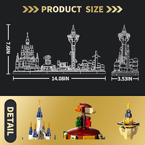 Miniatura 4 de BOTW Skyline Architecture and Collection - Juegos de construcción que incluyen espada maestra, bosque brumoso, torre Sheikah, templo del tiempo,