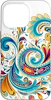 Vista 20 de Turquoise Paisley Boho Chic Case for iPhone 17