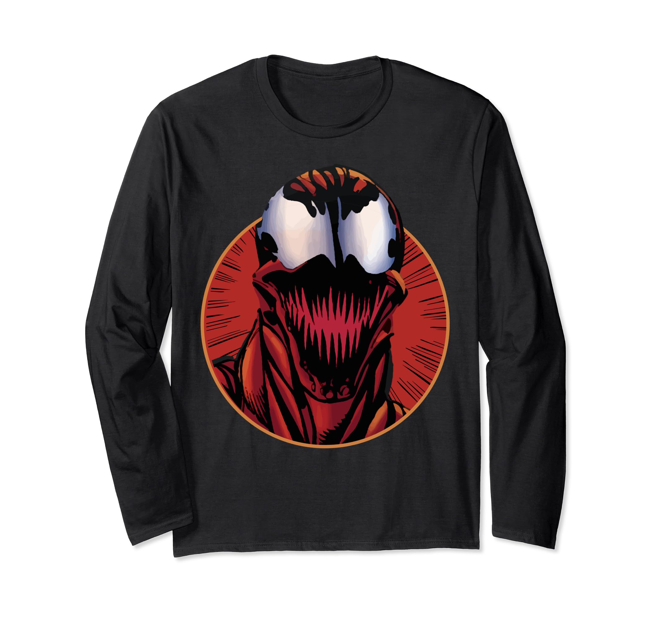 Amazon.com: Marvel Carnage Big Face Long Sleeve T-Shirt