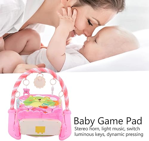 Miniatura 4 de Pilipane Alfombrillas de juego para gimnasios para bebés, multifuncionales, para piano y juego, tapete de gimnasio educativo temprano para bebés con