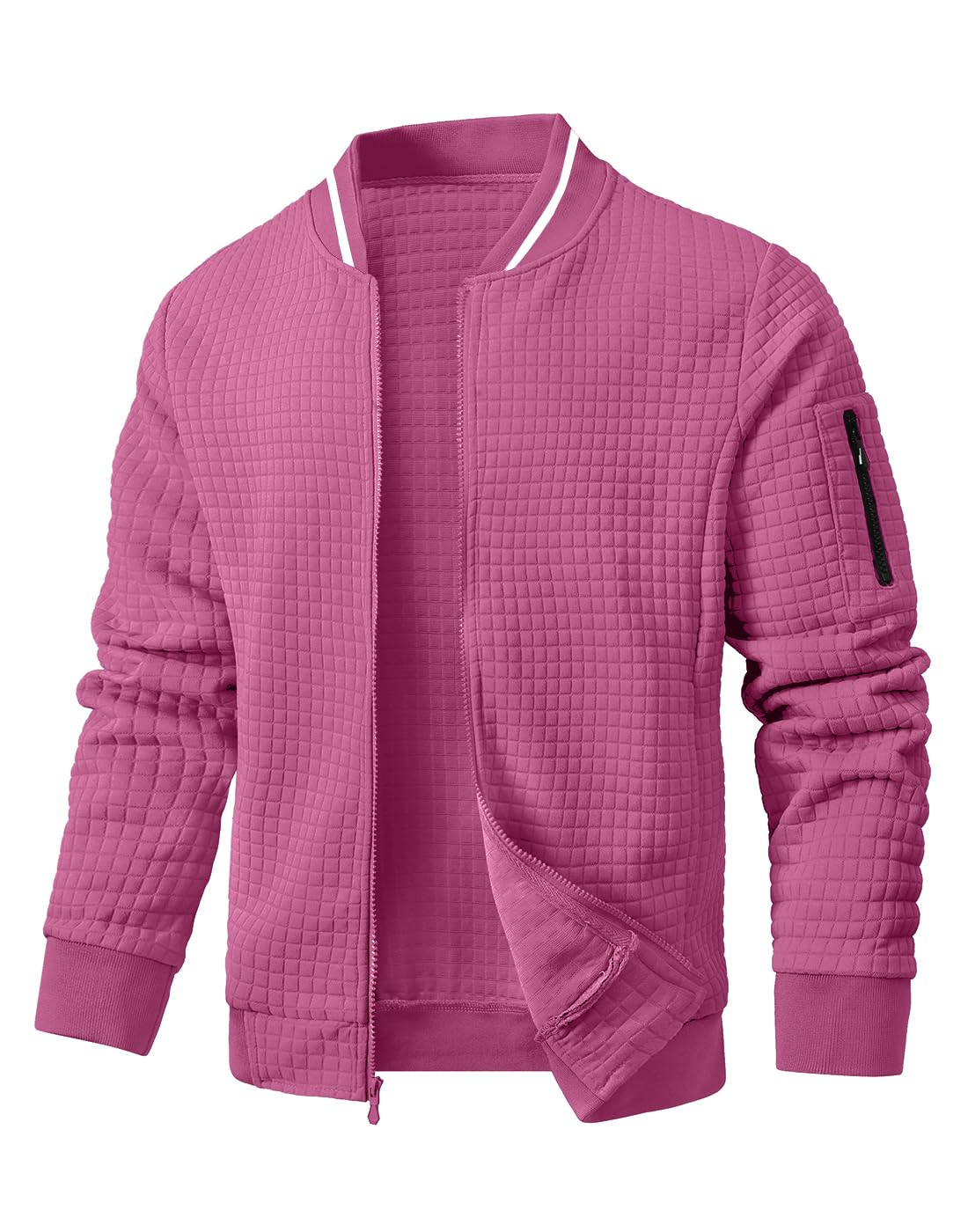 Wizoat Mens Casual Jacket Lightweight Jacket Varsity Coat