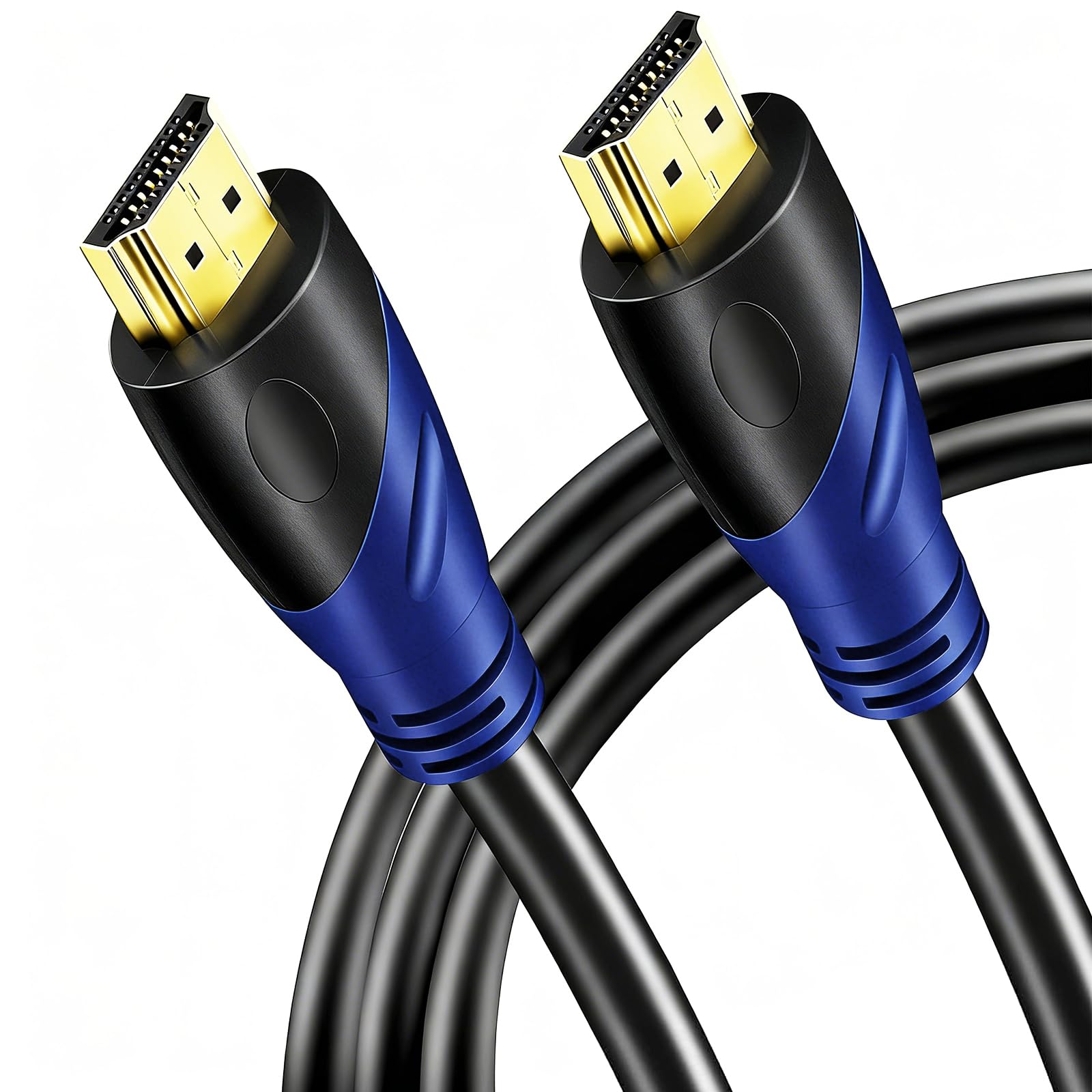 8K HDMI 2.1 Cable 2M, 8K@60Hz 4K@120Hz Ultra HD Cable High-Speed Lead 48Gbps，Supports eARC HDR10 HDCP 2.2/2.3, Compatible with all HDMI devices PC/TV/HDTV/Blu-ray