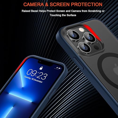 Miniatura 5 de TENDLIN Funda compatible con iPhone 13 Pro, translúcida mate, parte trasera dura con parachoques de silicona suave, cómoda funda (rosa)