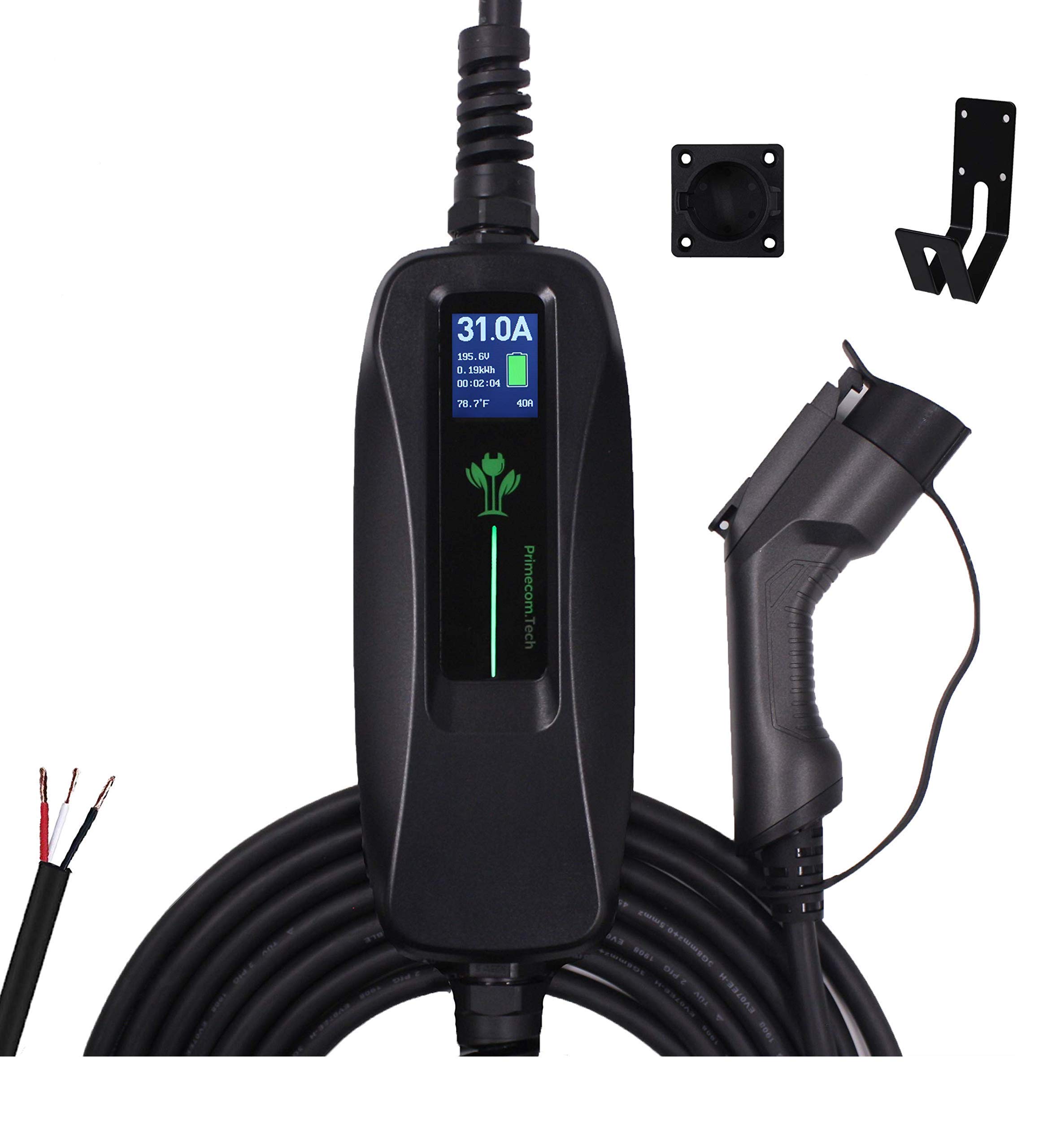 PRIMECOM for Europe&Asia Type1 (J1772 US) & Type 2 (IEC 62196-2) 32 Amps - Level-2 Electric Vehicle 