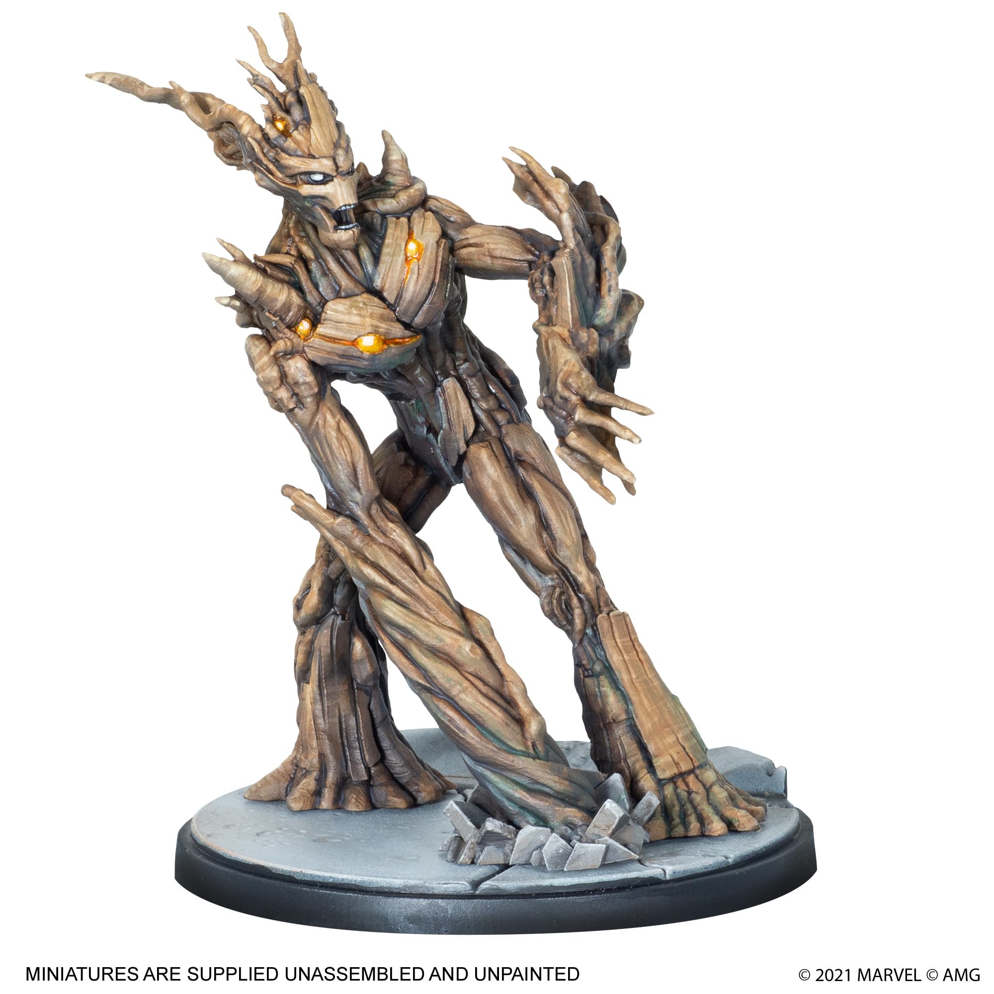 Atomic Mass Games , Marvel Crisis Protocol: Character Pack: Rocket and Groot , Miniatures Game , Ages 10+ , 2+ Players , 45 Minutes Playing Time