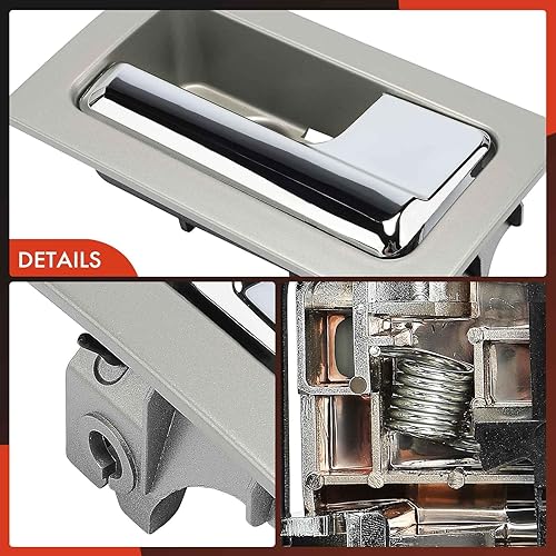 Miniatura 8 de A-Premium - Manija de puerta interior delantera o trasera derecha del lado del pasajero - Compatible con Ford F150 2009-2014, con cerraduras