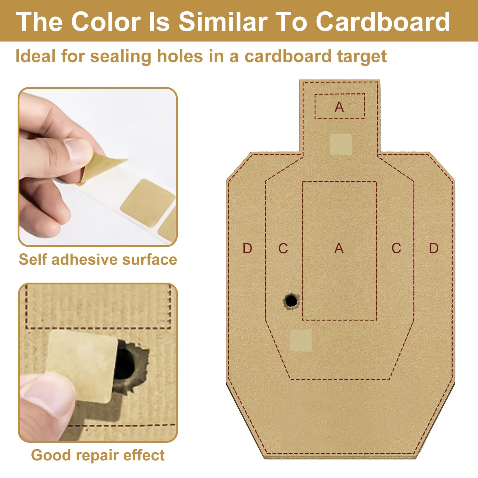TACTIC STAR Target Stickers - 1000 Count 0.8" Round Removable Pasters For Shooting Practice - View #2