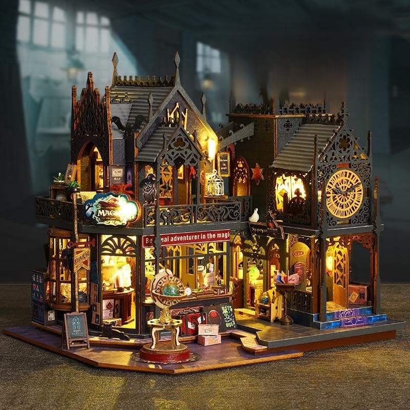 Amazon | 手作り ブックヌック ミニチュア ハウス キット