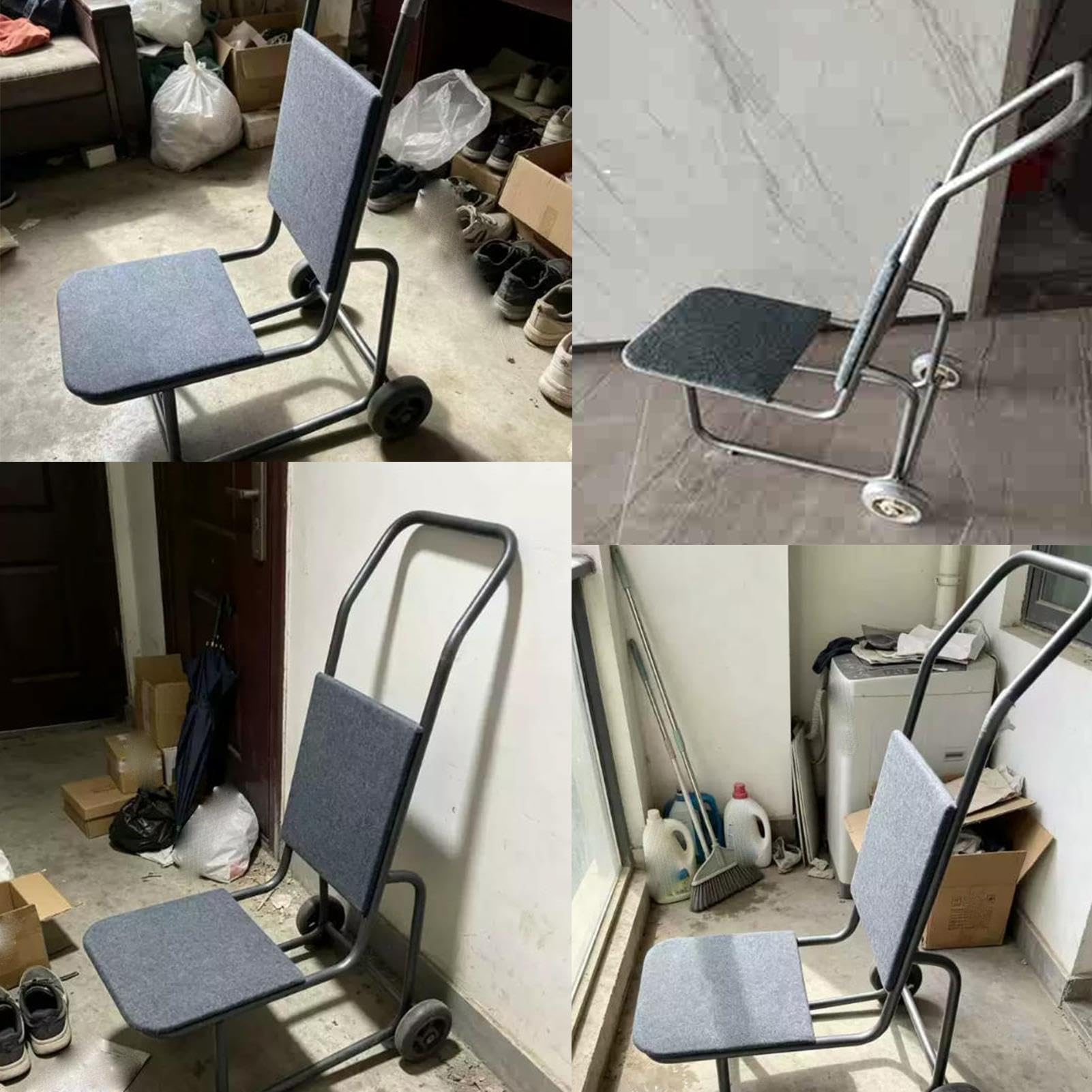 Chariot De Chaise Empilable De Transport