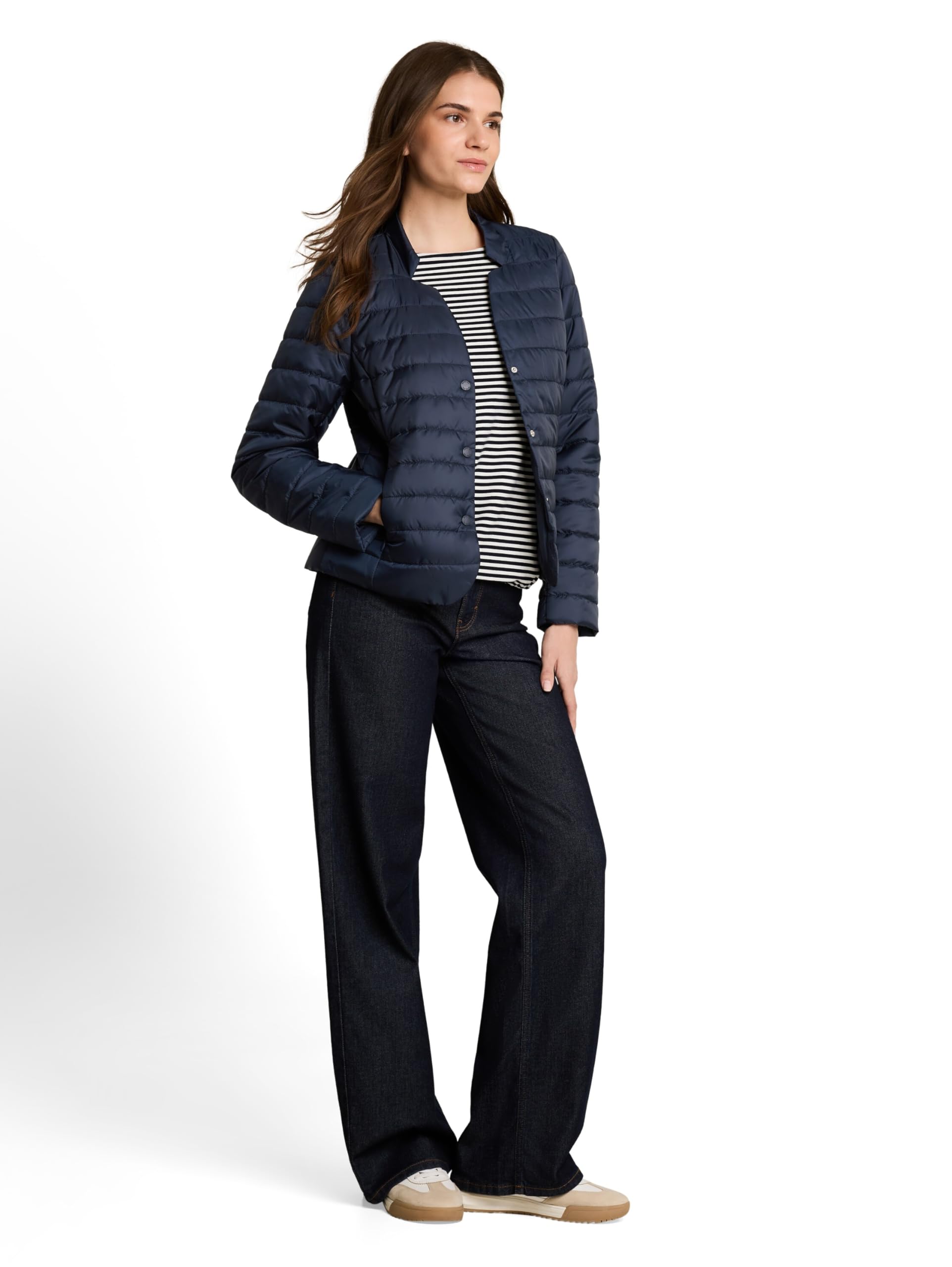 TOM TAILOR 1051118 Giacca, 10668-Sky Captain Blue, L Donna