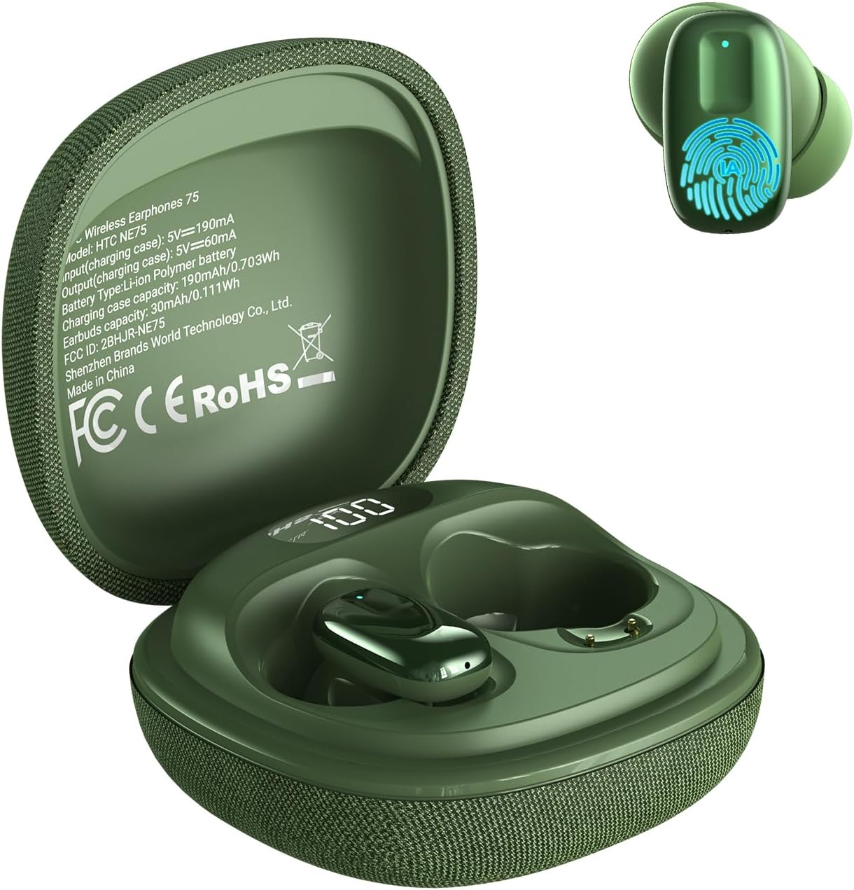 NE75 AI Translation Earbuds 135 Languages Real-Time...