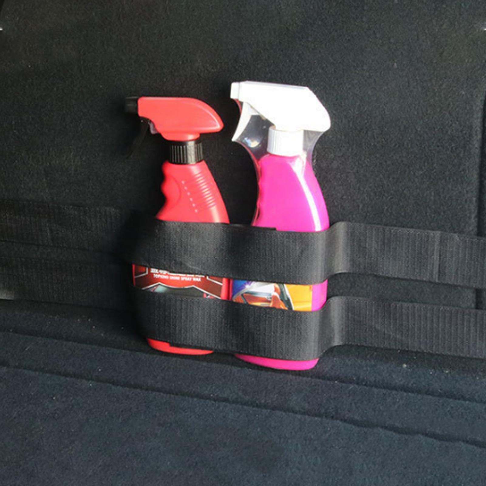 Sangles Ajustables Vehicule 5 Bandes Velcro Pour Coffre De Voiture - Sangles Organisateur 40-80cm, Fixation Extincteur & Objets Bandes Fixation Objets