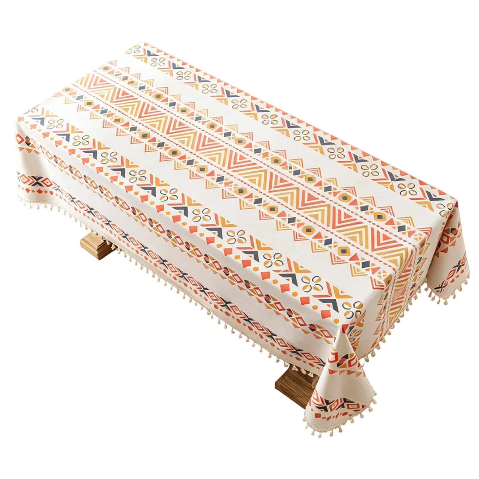 carotoe Colorful Nonconformist Design Tablecloth Multipurpose for Home Cafe Restaurant Decor Washable Rectangular Placemat