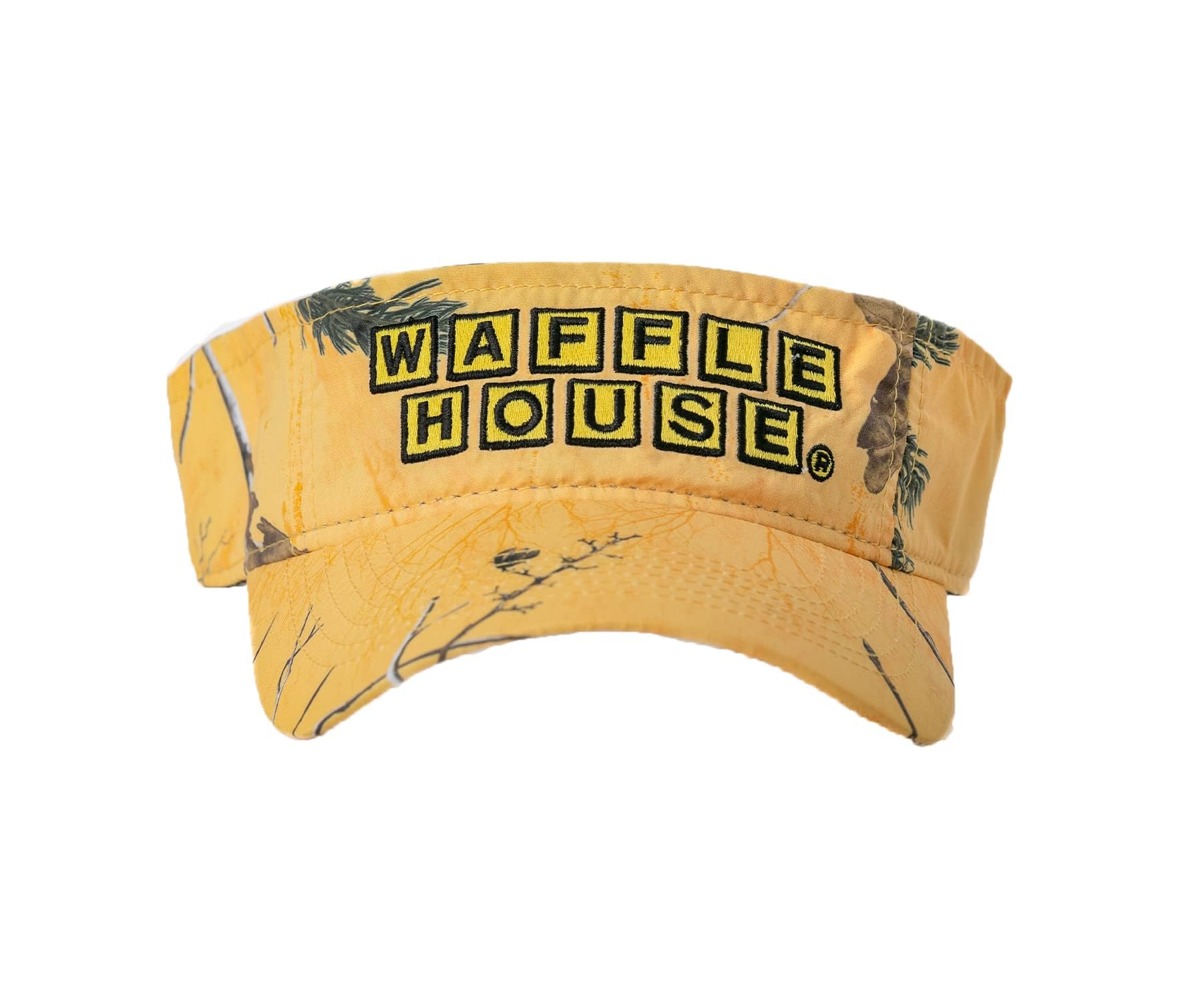 Realtree Xtra Gold Camo WH Embroidery Logo Visor | Adjustable Velcro Backing | Limited Edition for Men and Women