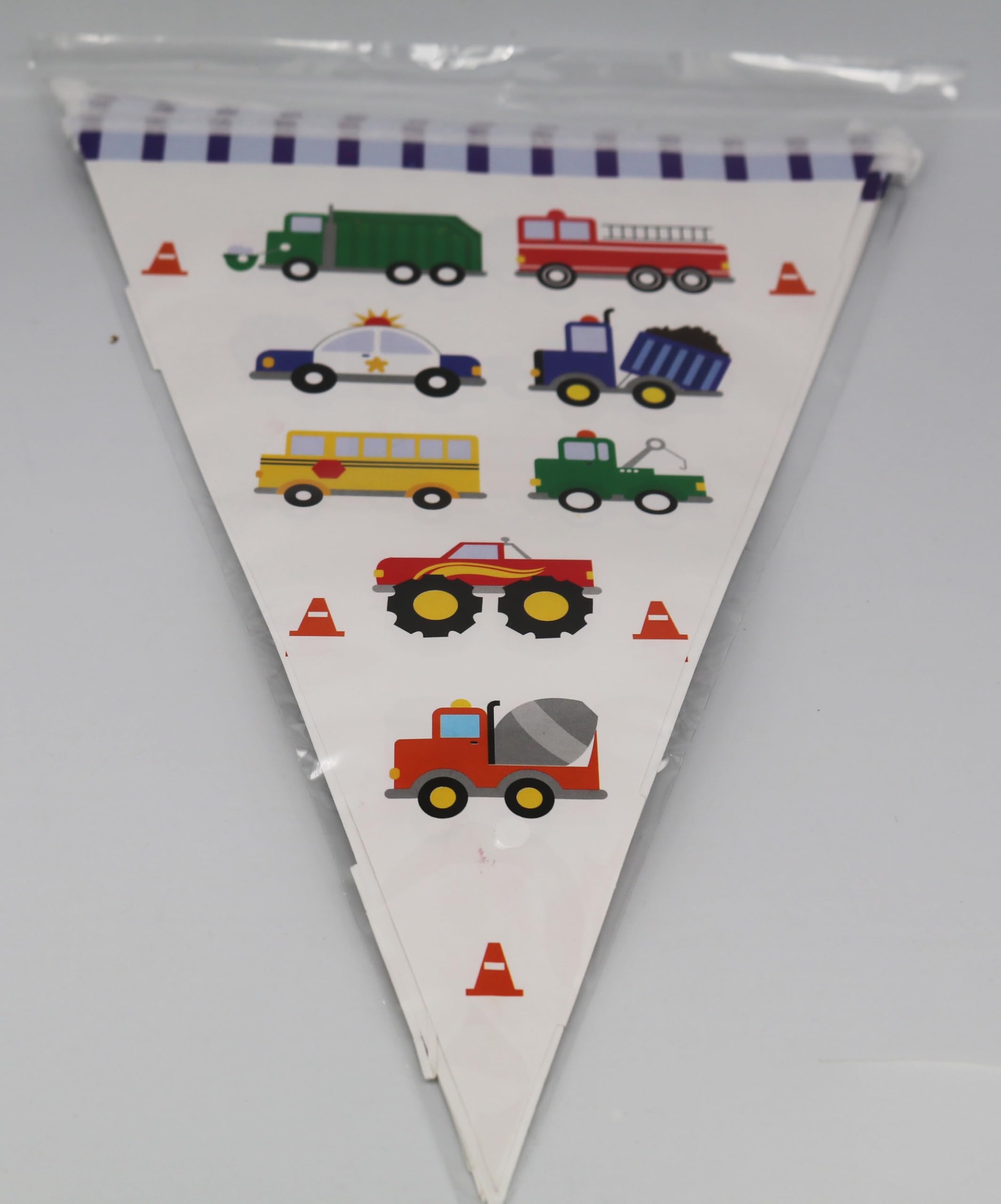 Stoviglie per feste a tema, per bambini, per escavatori, per la costruzione, per feste, include bandiere triangolari, piatti di carta, bicchieri di carta, tovaglioli di carta e tovaglie per 20 ragazzi