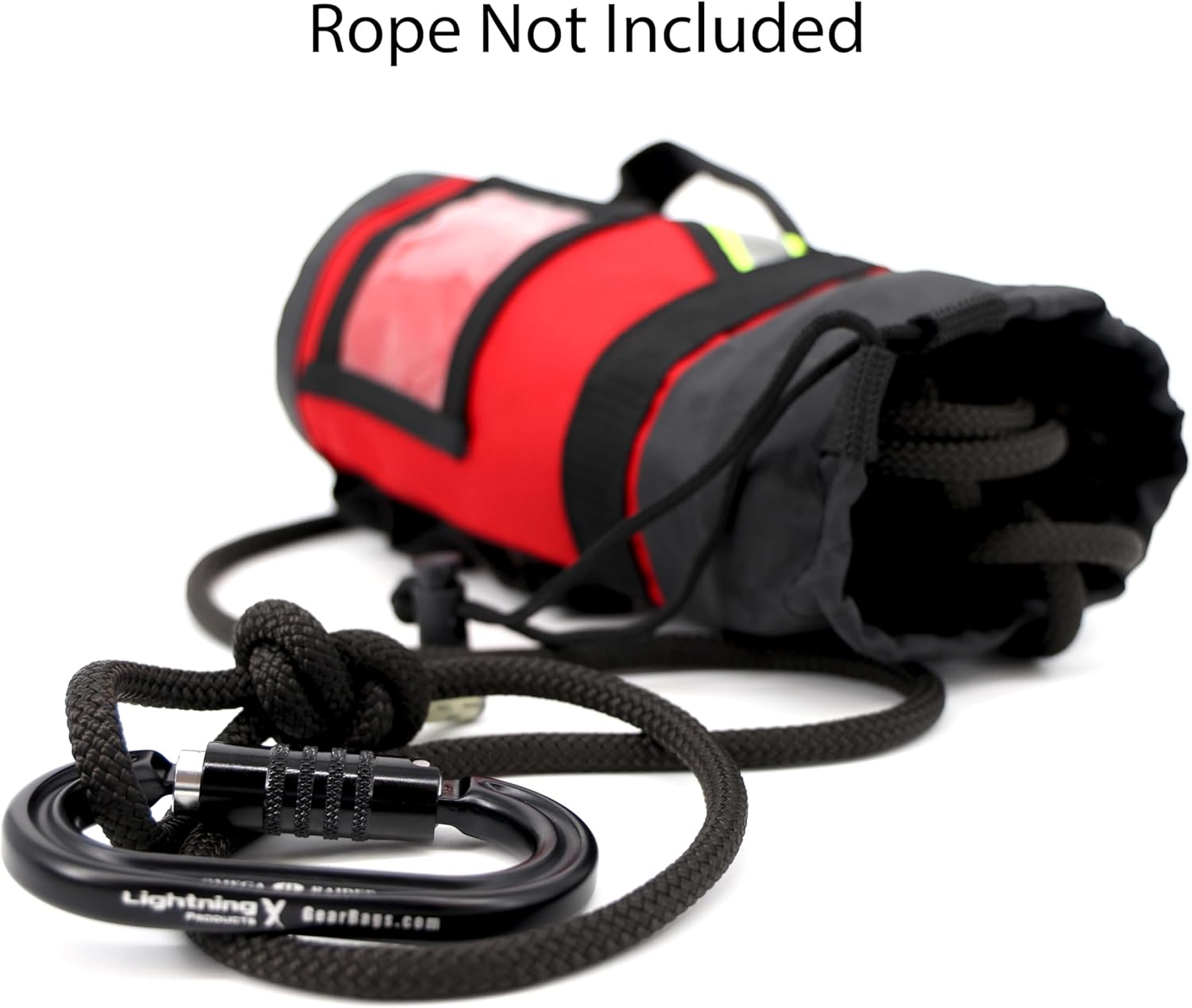 Lightning X Fire Rescue Personal Rope Bag for Bail Out, Escape, Search & Climbing