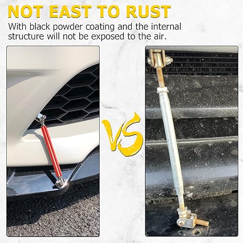 Miniatura 2 de AUXMART 2 varillas divisoras, varillas divisoras ajustables de 8 a 11 pulgadas, varillas de soporte divisoras delanteras, barra de soporte para