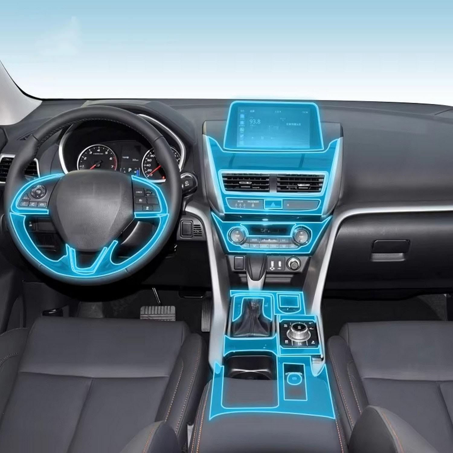 Film de protection transparent en TPU haut de gamme pour Mitsubishi Eclipse Cross