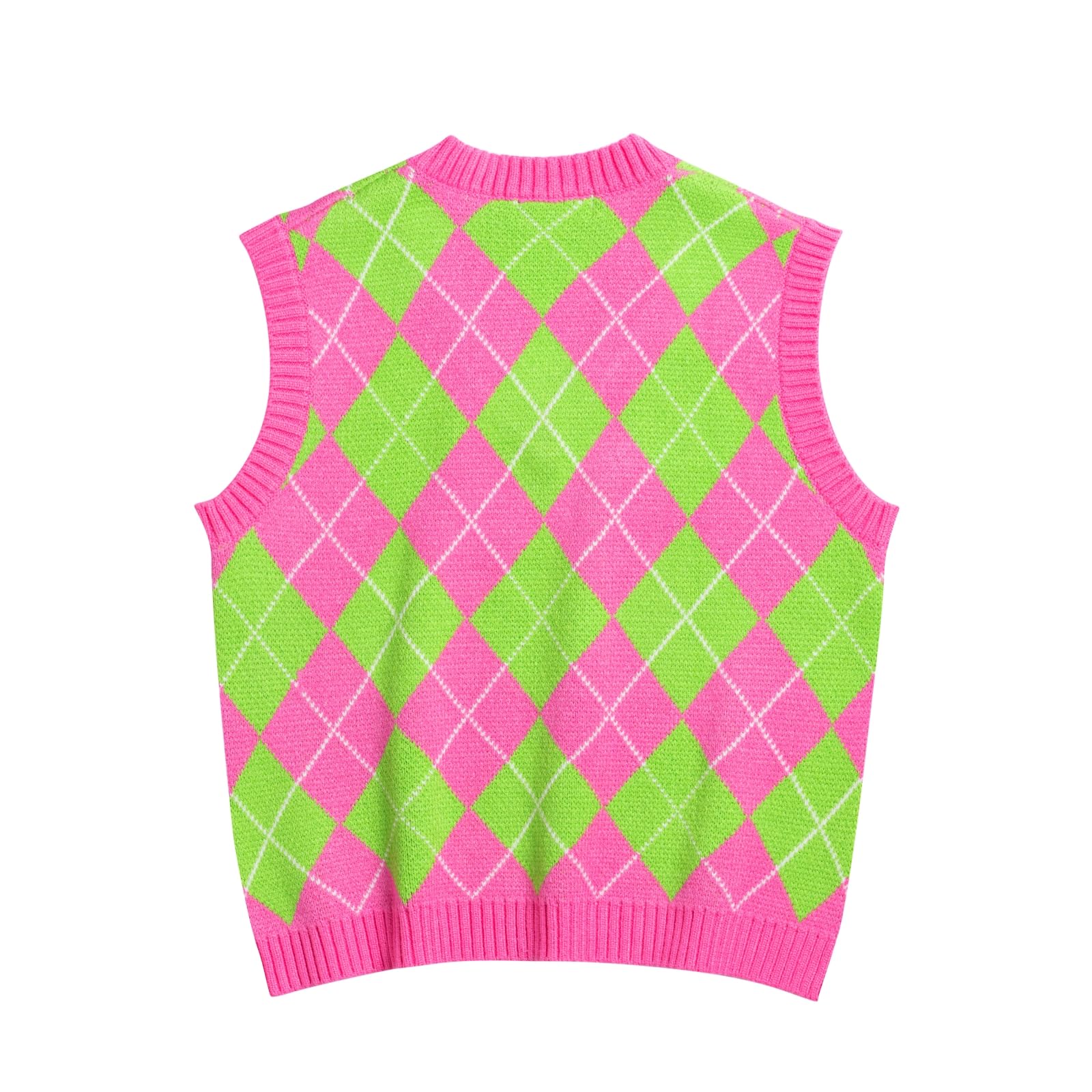 Y2K Pull sans manches pour femme Style Preppy Style Crop Débardeur pour fille