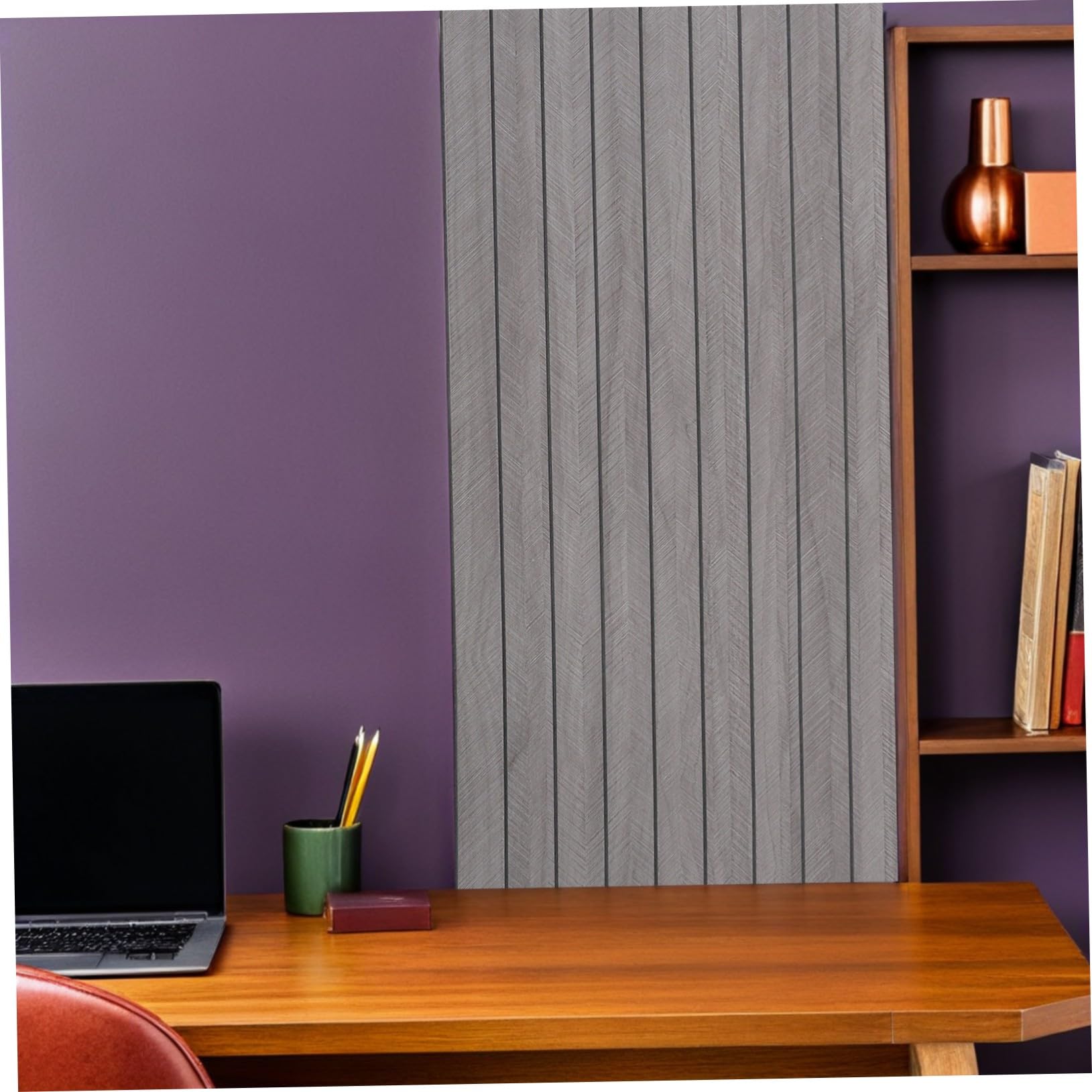 Panel de Pared 3d Autoadhesivo de Listones Vetas Madera