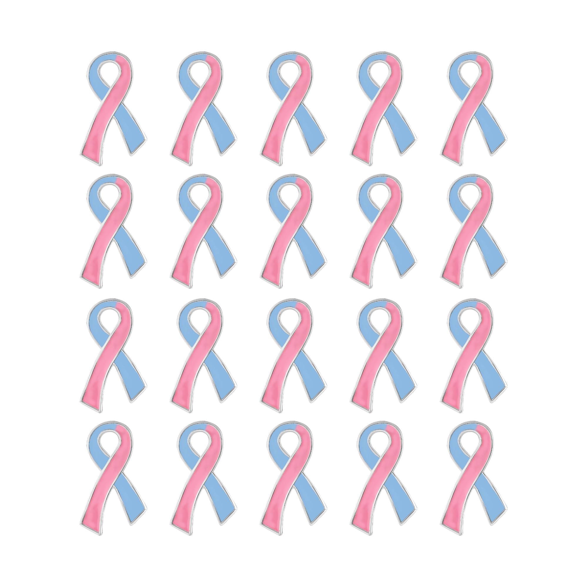 Ribbon Pins 1/5/25/100 for Cancer &amp; Disease Awareness - Various Causes - Bulk Quantities Available for Support Groups and Fundraising