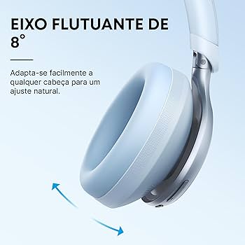 soundcore Space One da Anker, Fone de Ouvido Bluetooth 5.3 com ANC