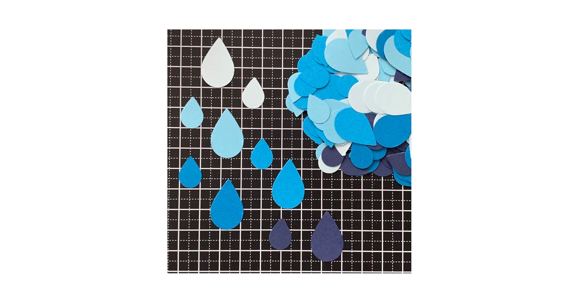 Amazon.co.jp: ＊2しずく クラフトパンチ 水滴 雫 みず 2サイズ