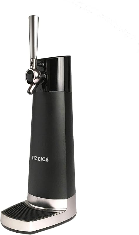 FIZZICS - Dispensador de cerveza DraftPour - Convierte cualquier lata o botella en un barril estilo nitro, regalo para hombres y entusiastas de la cerveza, máquina de barril de cerveza - Carbono