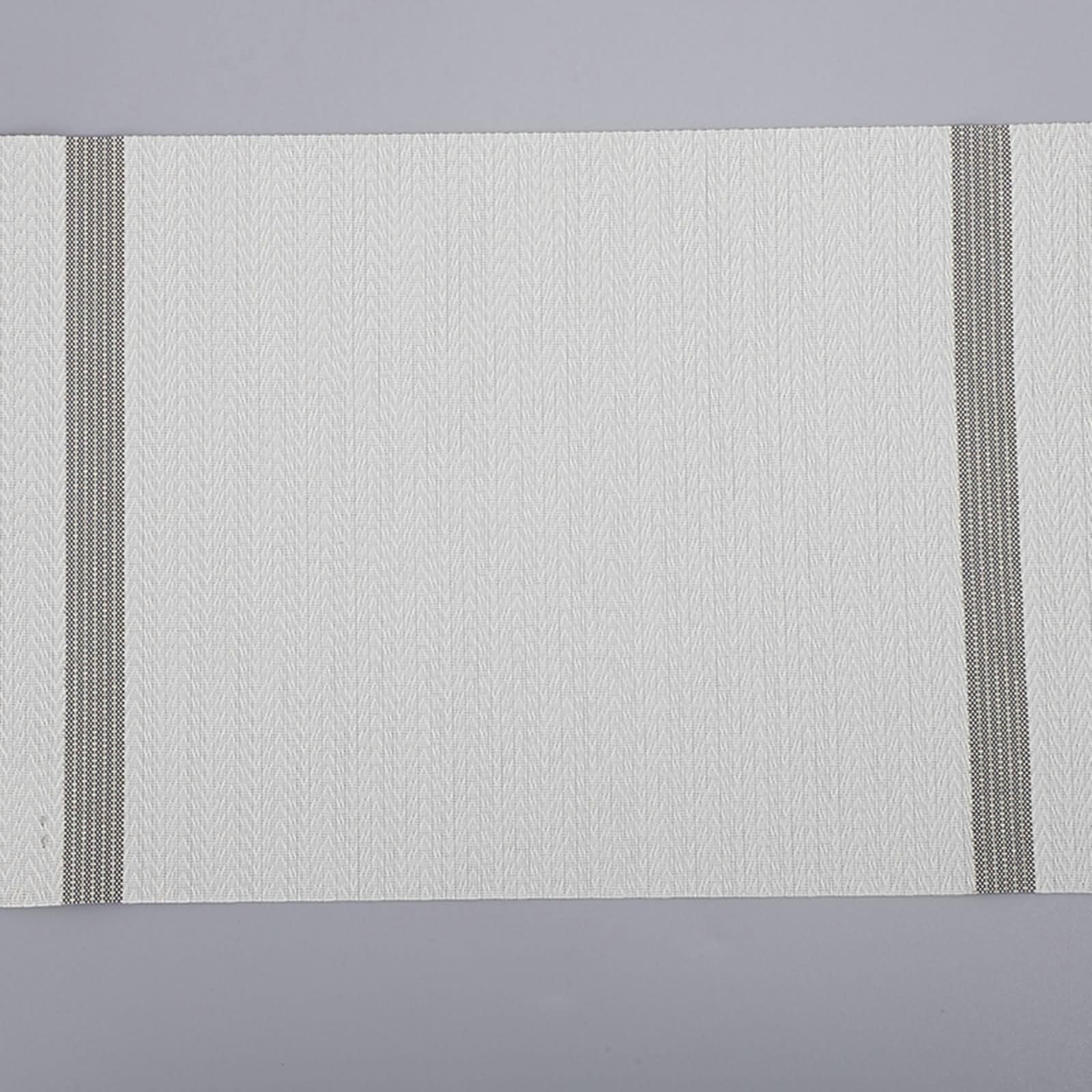 Podkładki stołowe prostokątne 10 szt., 40 x 20 cm PCW podkładki stołowe beżowe, prostokątne z paskami