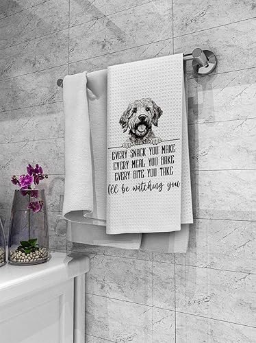 Miniatura 3 de Dibor Goldendoodle - Toallas de cocina para perros, Goldendoodle - Toallas de cocina para perros, paños de cocina divertidos para cada comida que