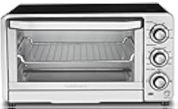 Cuisinart TOB-40N Custom Classic Toaster Oven Broiler, Brushed Stainless and Black