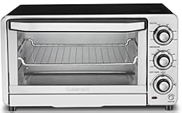 Cuisinart TOB-40N Custom Classic Toaster Oven Broiler&comma; Brushed Stainless and Black