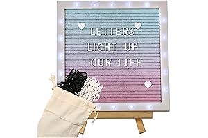 Chic Kpop Decor: Illuminate Your Fandom with LED Felt Letter Board